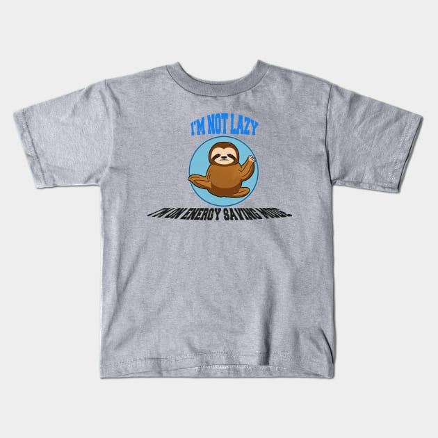 SLOTH Kids T-Shirt by Merch by Adamczyk